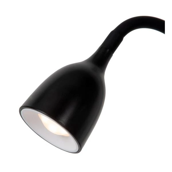 Lucide MILO - Schreibtischlampe - Ø 12,8 cm - LED - 1x3,2W 3000K - Schwarz - detail 3